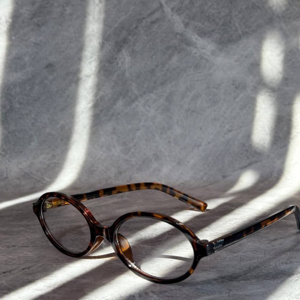 Стильные овальные очки с леопардовой оправой в духе Miu Miu